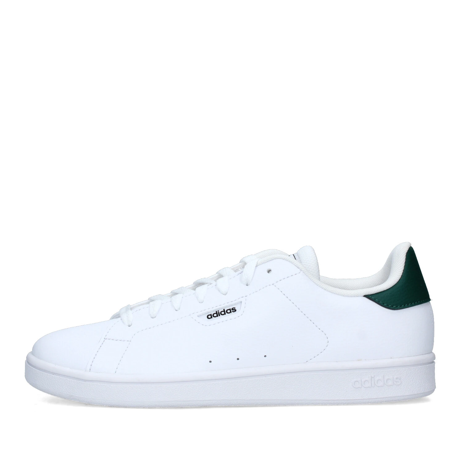 SNEAKERS BASSE URBAN COURT INSERTO VERDE UOMO BIANCO