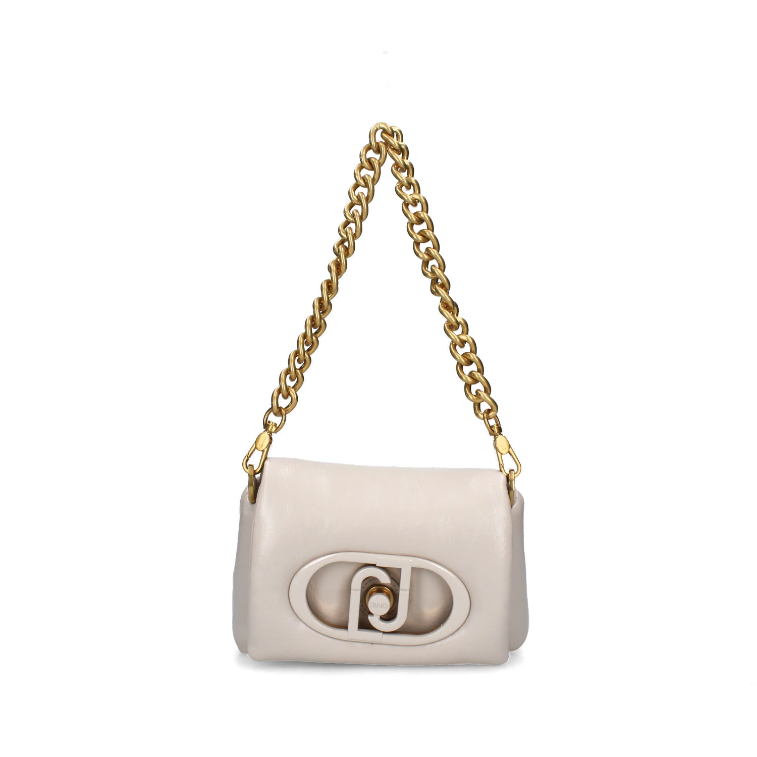 BORSA A SPALLA LAPUFFY PICCOLA DONNA BEIGE