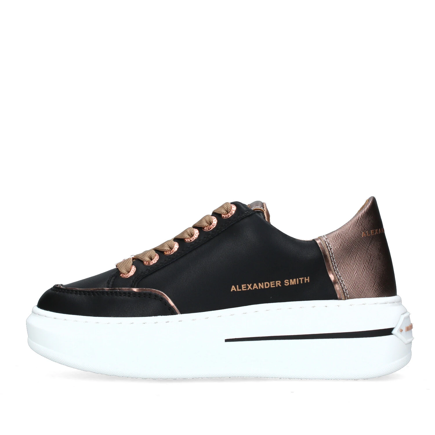 SNEAKERS PLATFORM LANCASTER WOMAN DONNA NERO