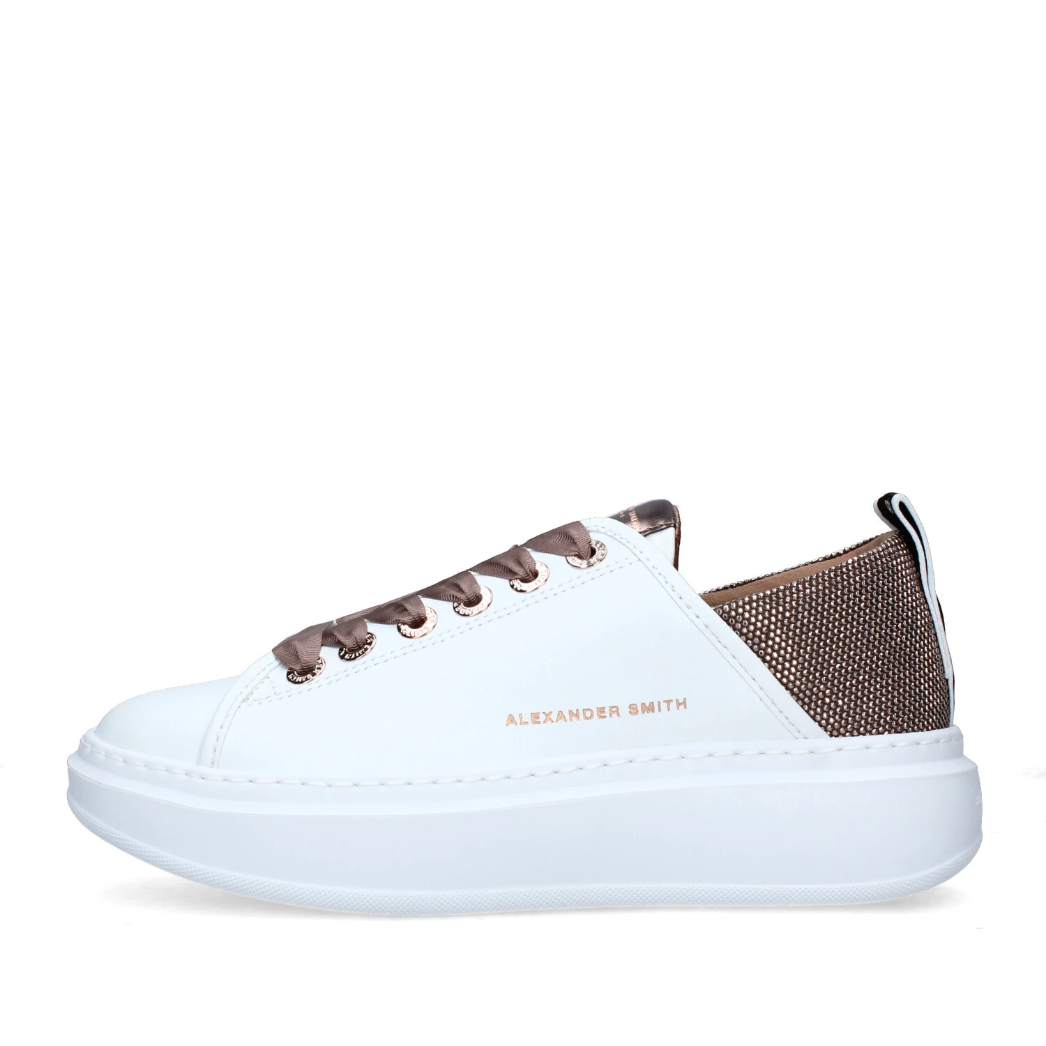 SNEAKERS PLATFORM WEMBLEY DONNA BIANCO BRONZO