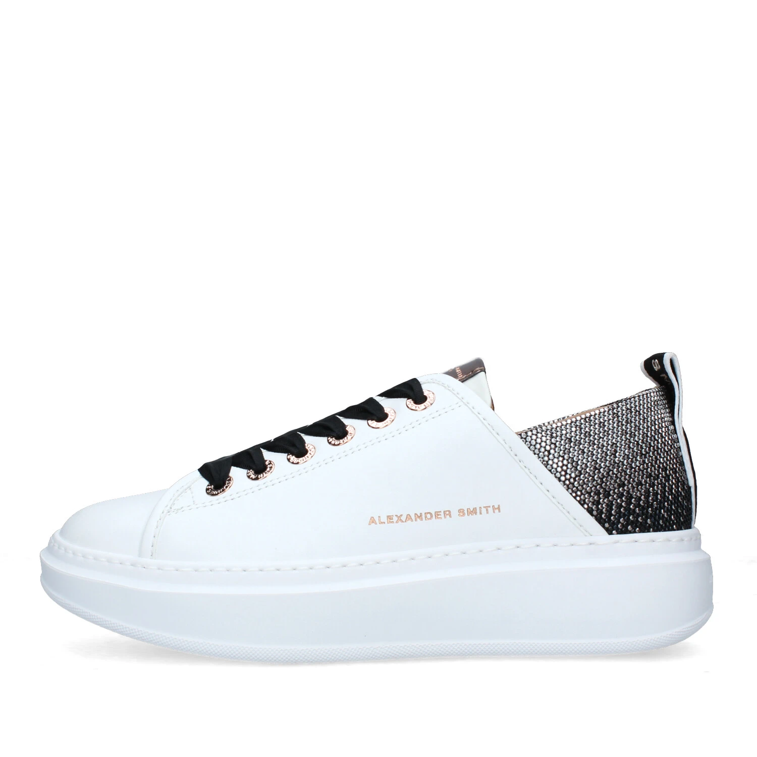 SNEAKERS PLATFORM WEMBLEY BIANCO ARGENTO