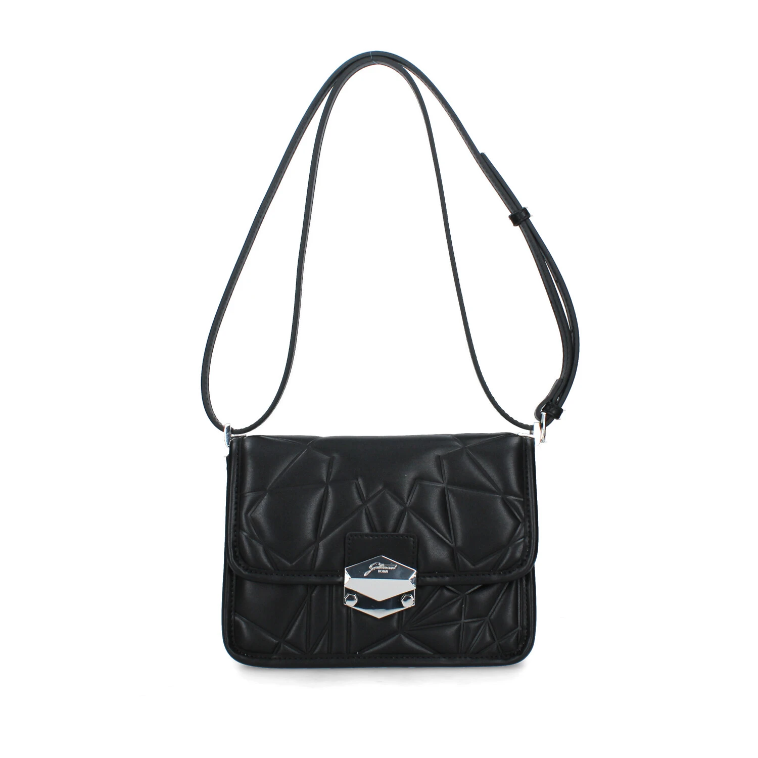 BORSA A SPALLA MACRO PICCOLA DONNA NERO