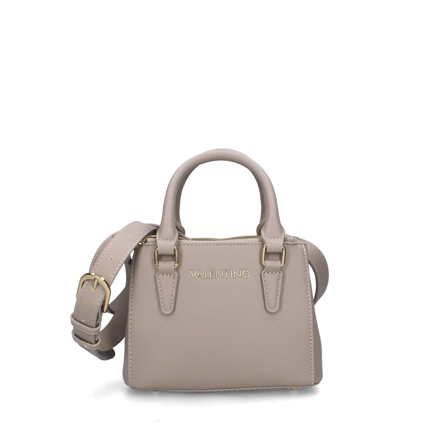 BORSA A MANO ZERO RE CON LOGO DONNA BEIGE