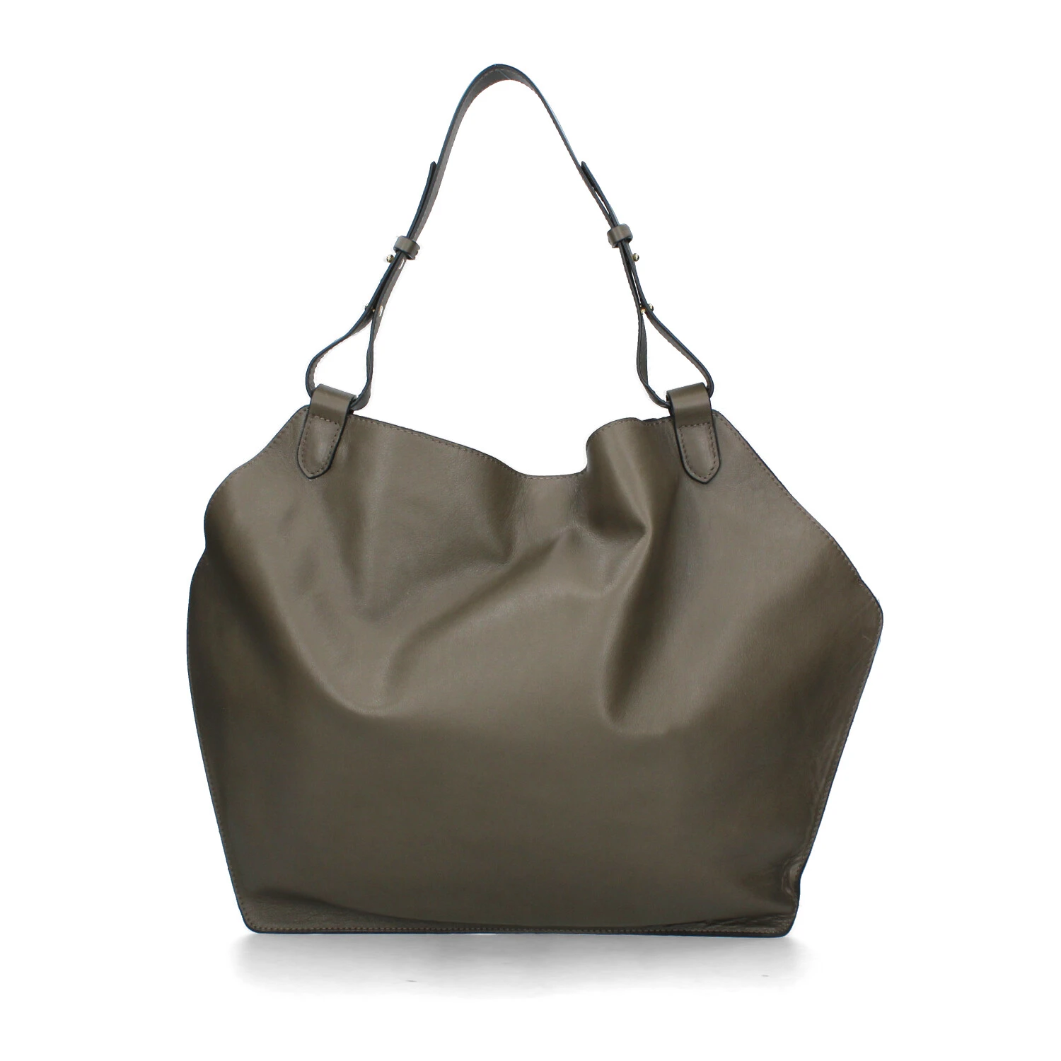 BORSA A SPALLA MOUSSE ESAGONALE DONNA VERDE