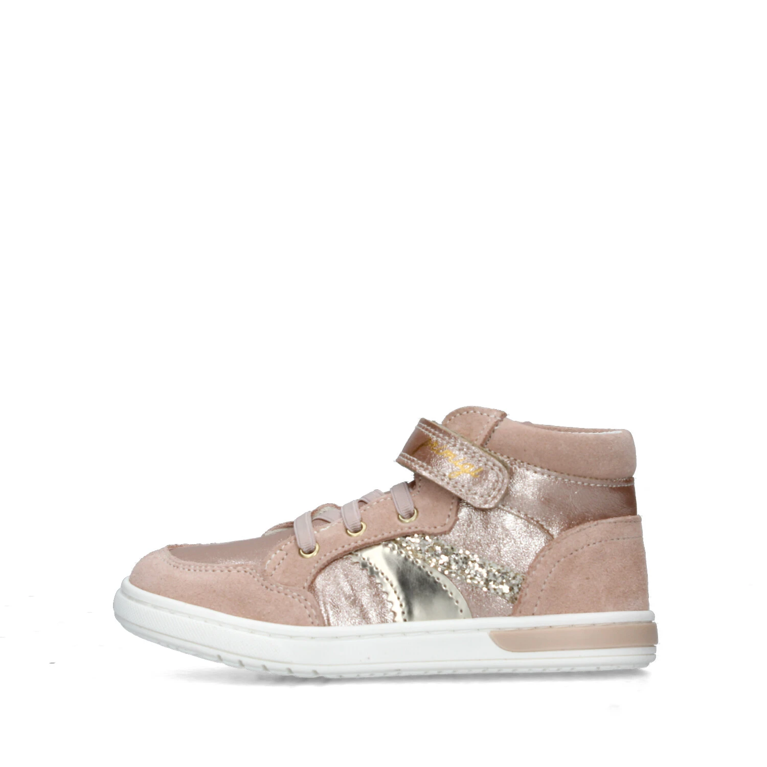 SNEAKERS ALTE SCAMOSCIATE BAMBINA ROSA