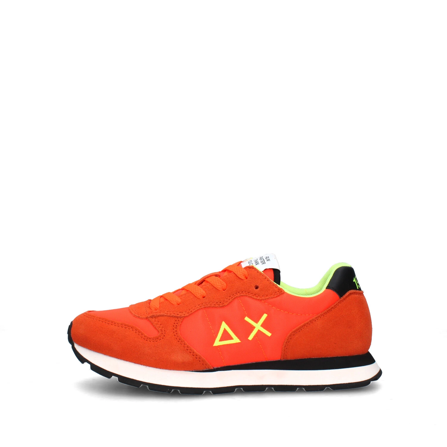 SNEAKERS BASSE TOM SOLID CON LACCI BAMBINO ARANCIO FLUO