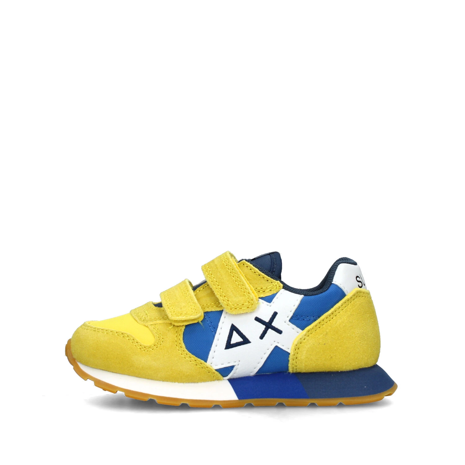 SNEAKERS BASSE JAKI BICOLOR BAMBINO GIALLO