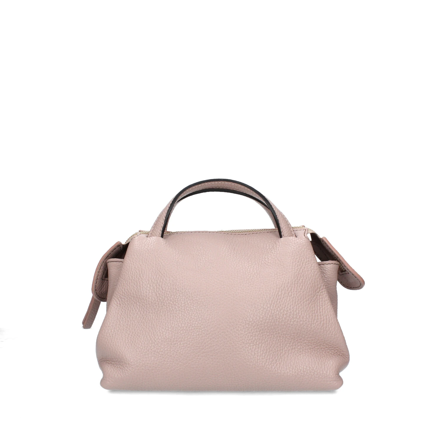 BORSA A MANO IN VERA PELLE DONNA ROSA