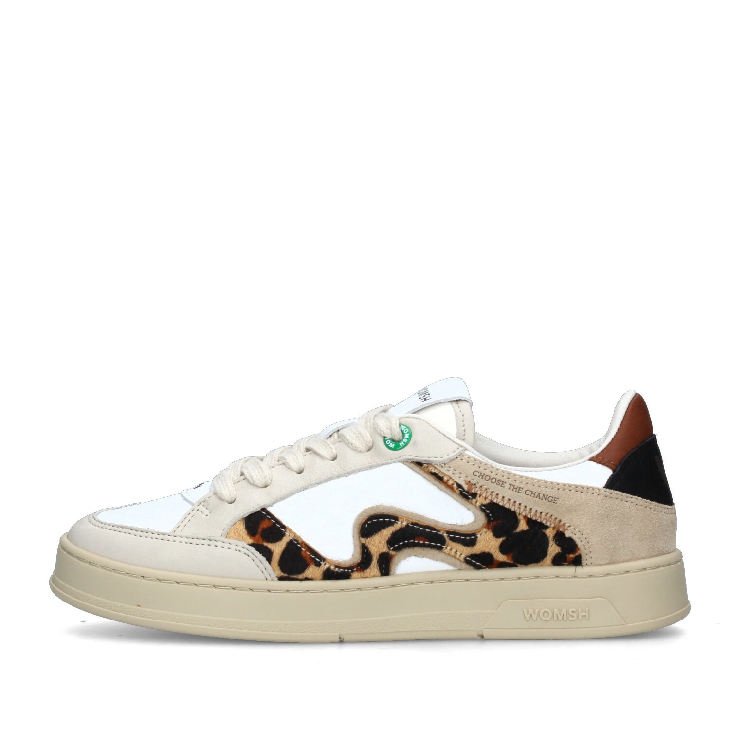 SNEAKERS BASSE FANTASIA LEOPARDATA DONNA BEIGE