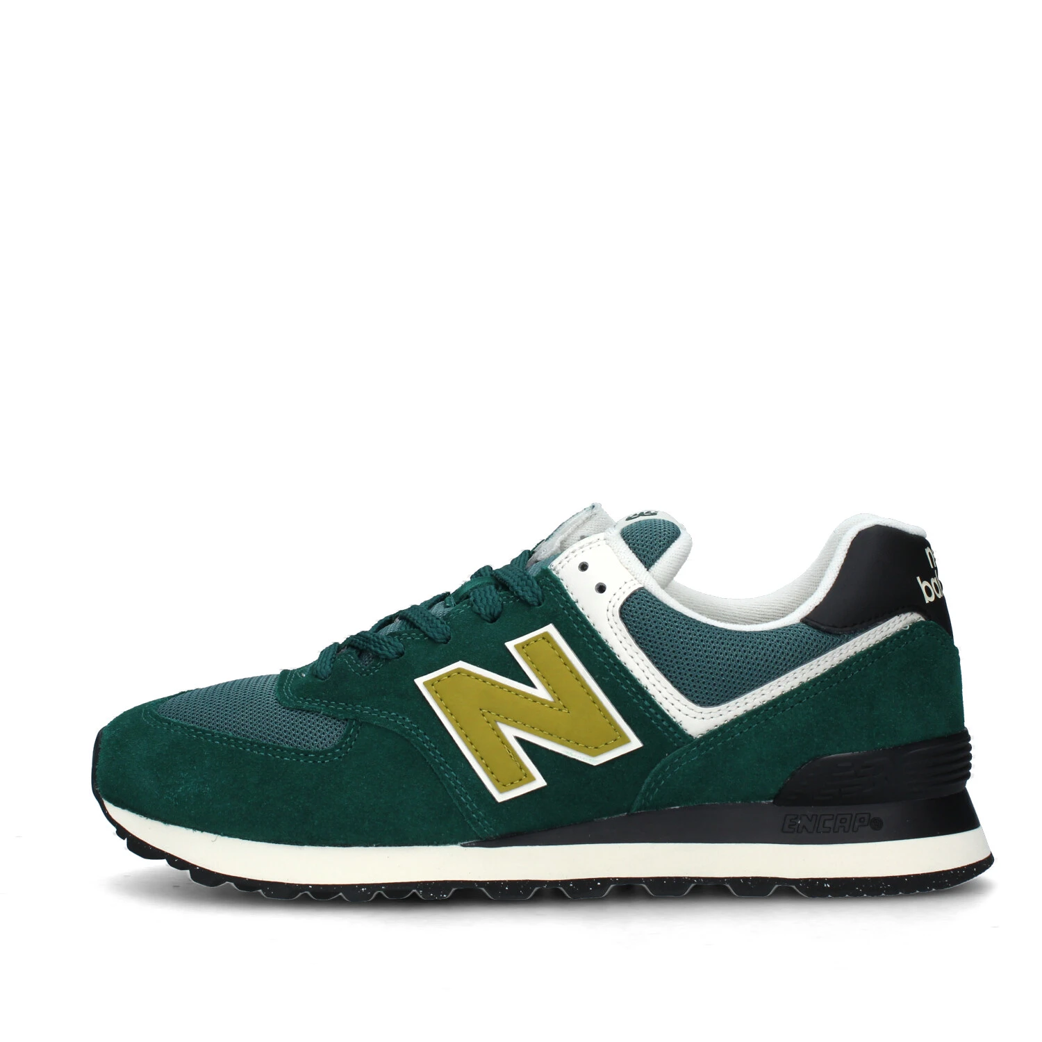 SNEAKERS BASSE 574 CON LOGO UOMO VERDE