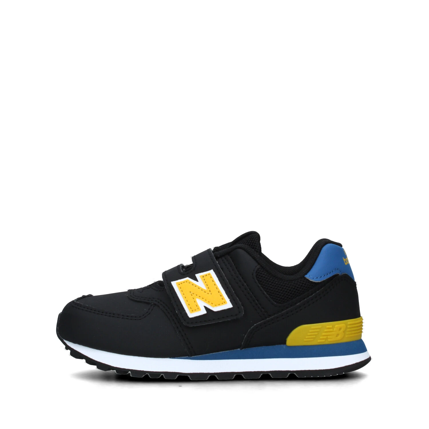 SNEAKERS BASSE 574 CON STRAPPI UNISEX BAMBINO NERO