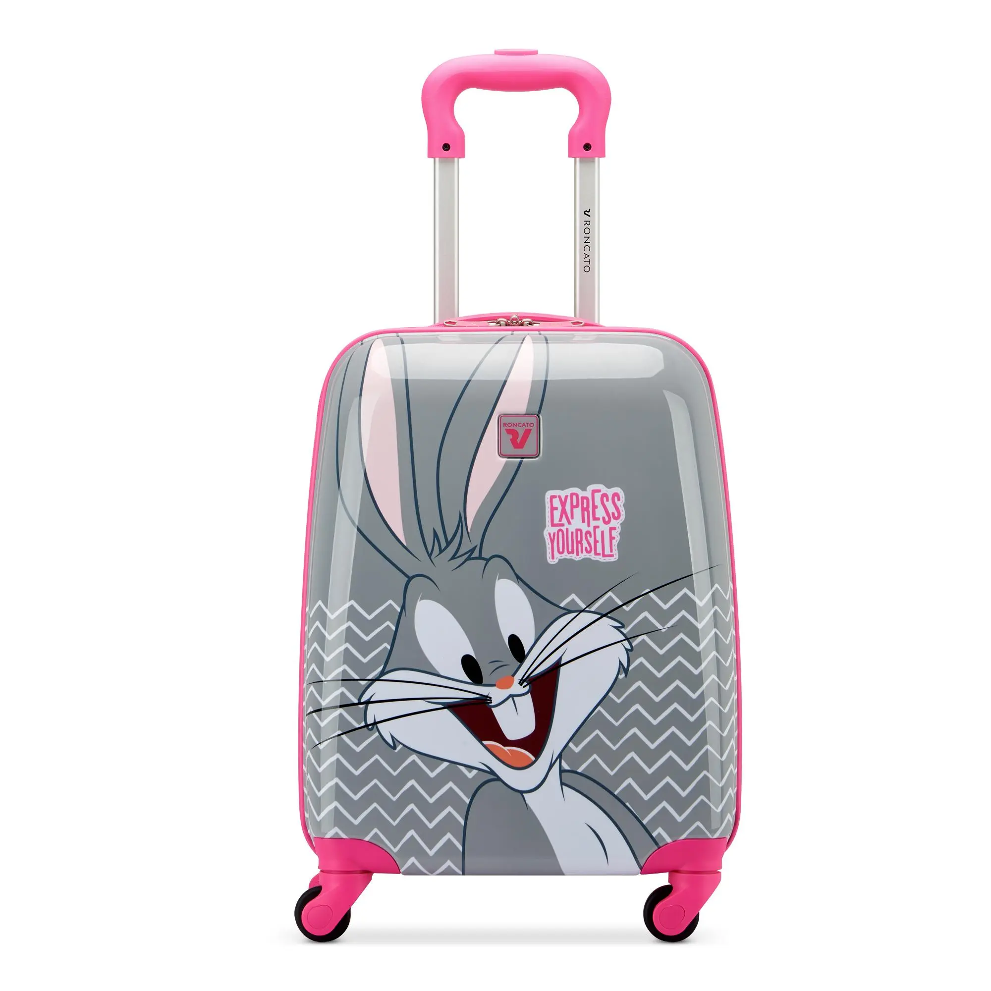 TROLLEY CABINA LOONEY TUNES BUGS BUNNY BAMBINA GRIGIO