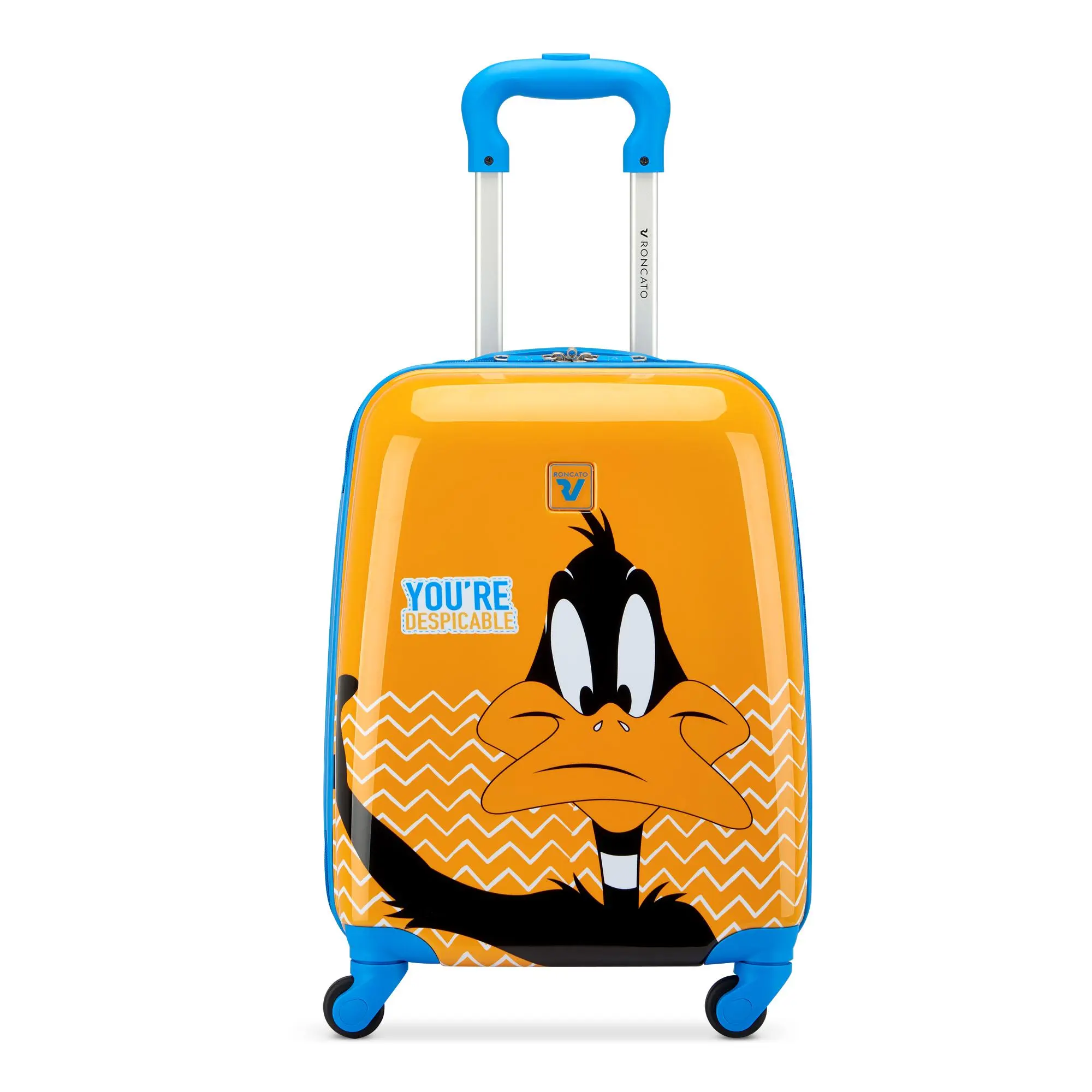 TROLLEY CABINA LOONEY TUNES DAFFY DUCK BAMBINO ARANCIO