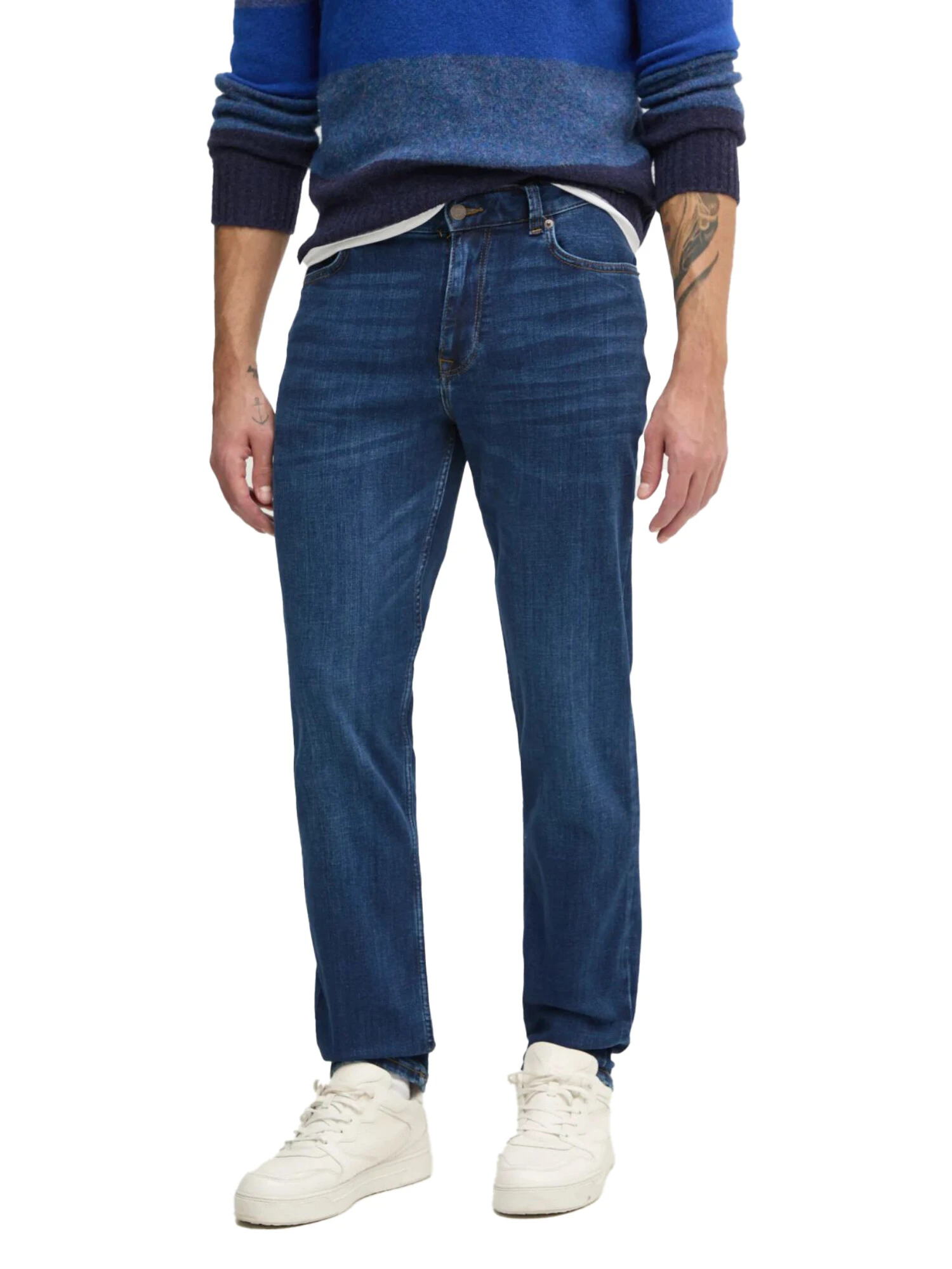 JEANS REGULAR UOMO BLU