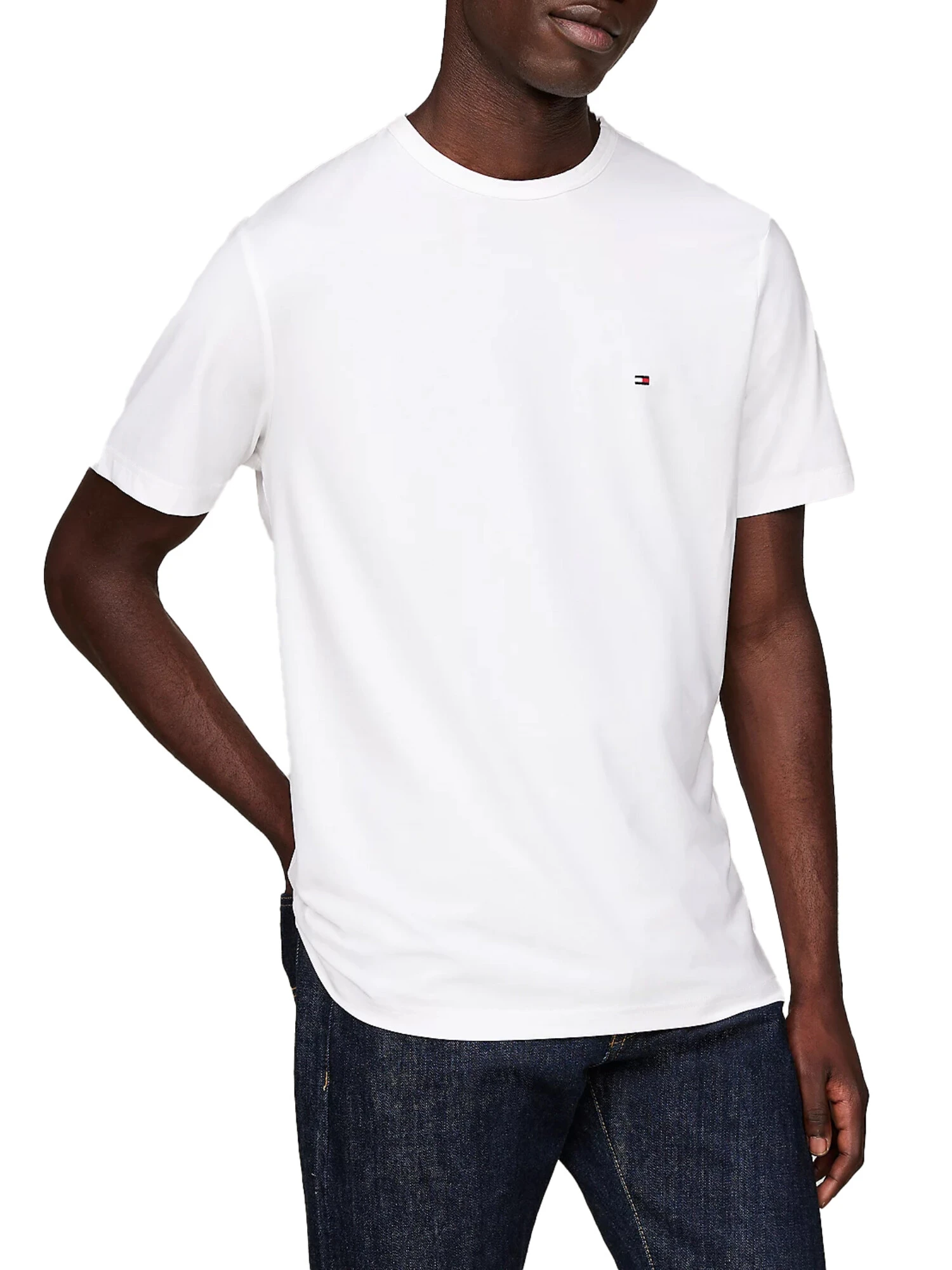 T-SHIRT A MANICA CORTA TH FLEX UOMO BIANCO