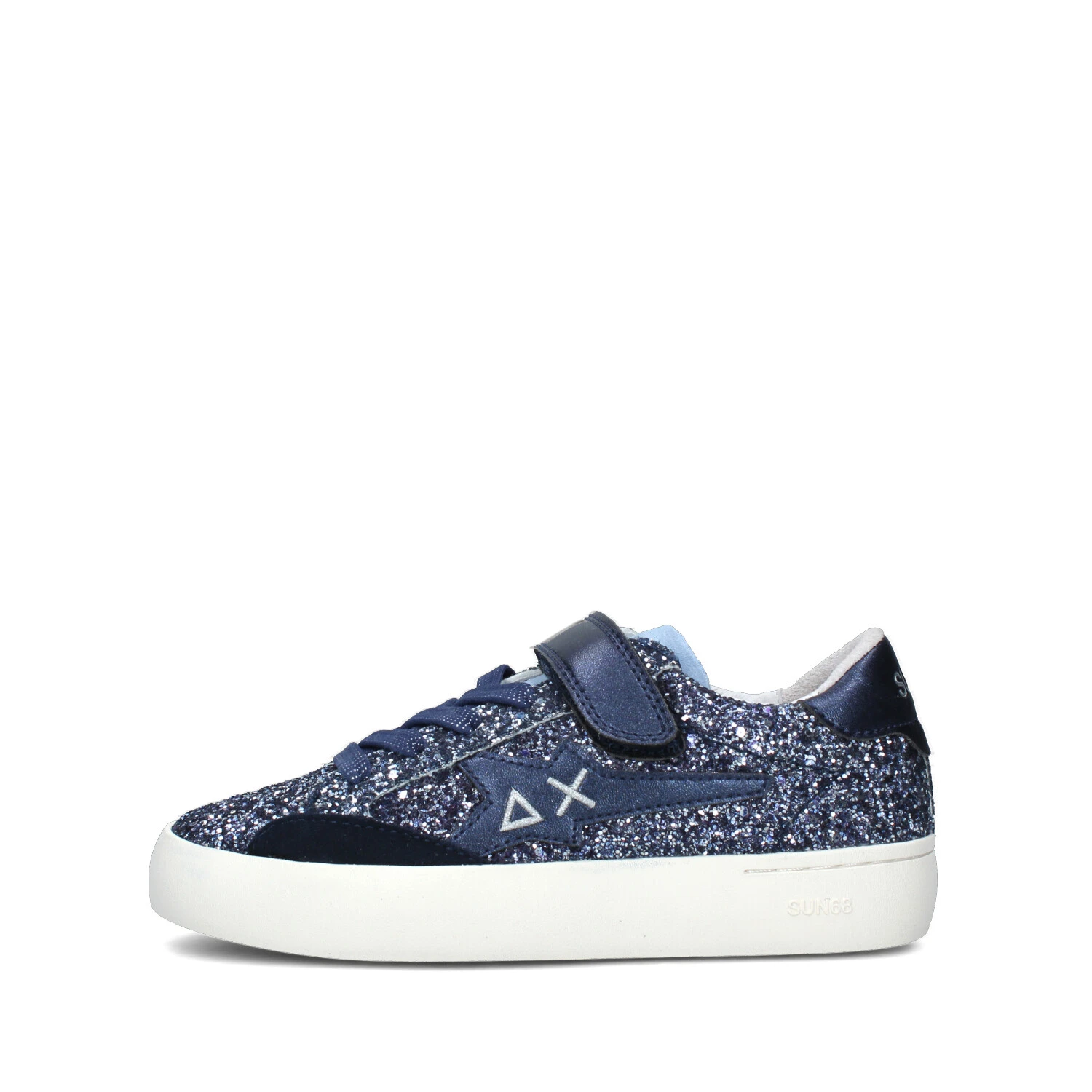 SNEAKERS BASSE Z44422K KATY GLITTER BAMBINA BLU