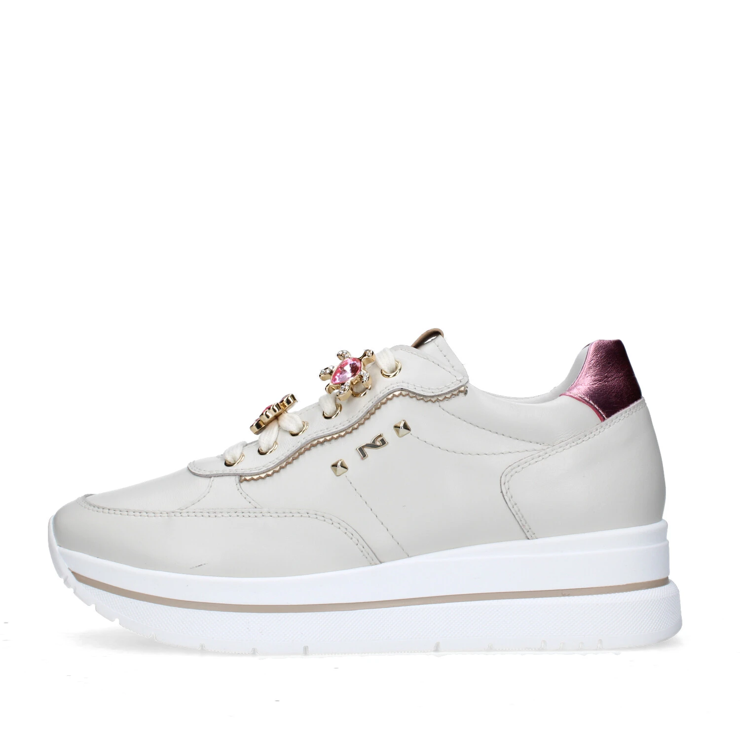 SNEAKERS PLATFORM E512907D DONNA AVORIO