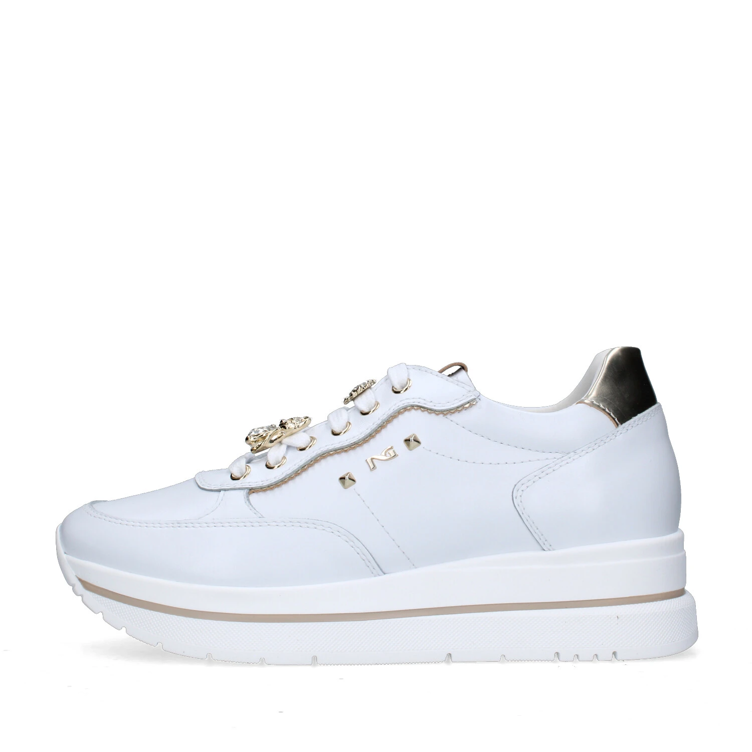 SNEAKERS PLATFORM E512908D DONNA BIANCO