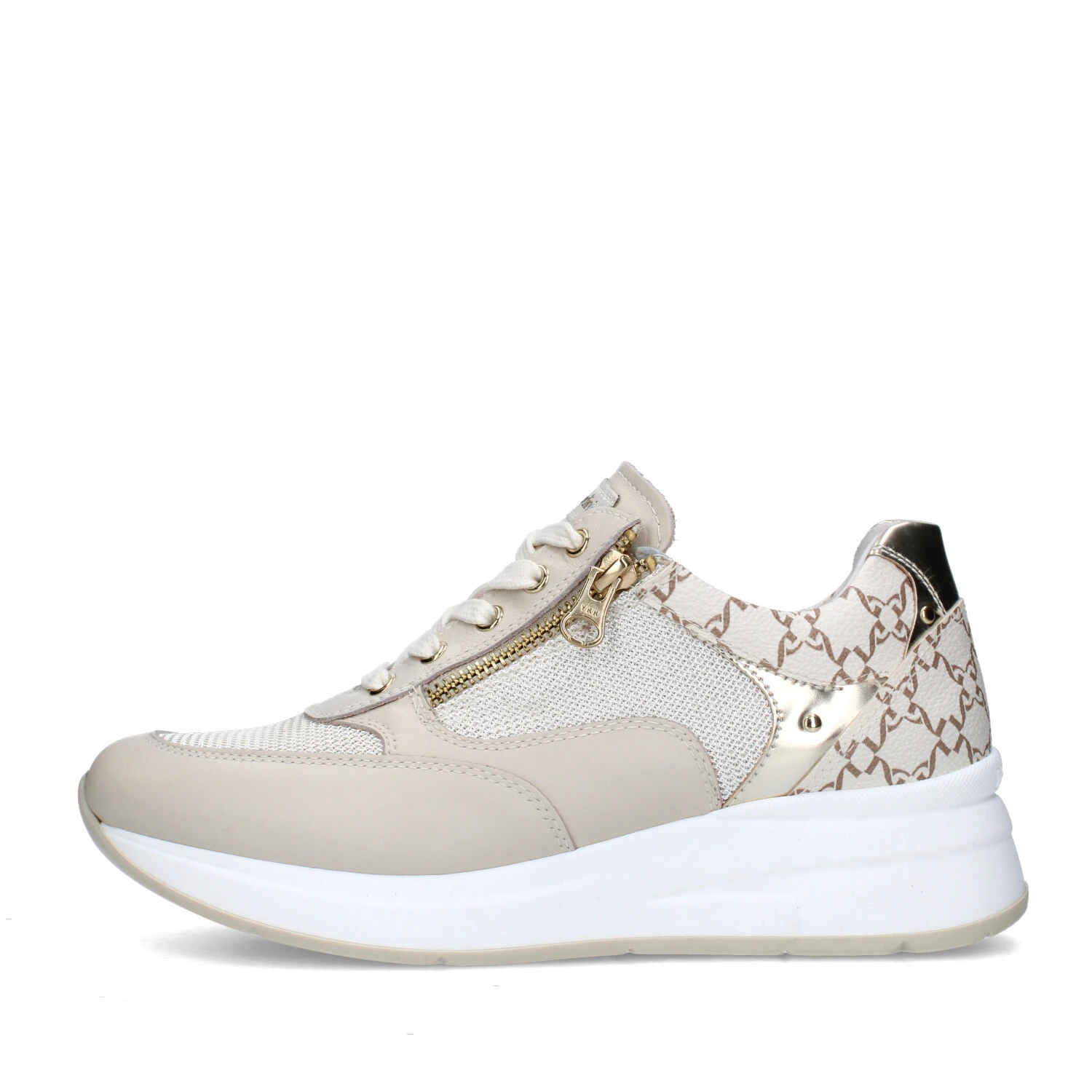 SNEAKERS PLATFORM E512930D DONNA BEIGE