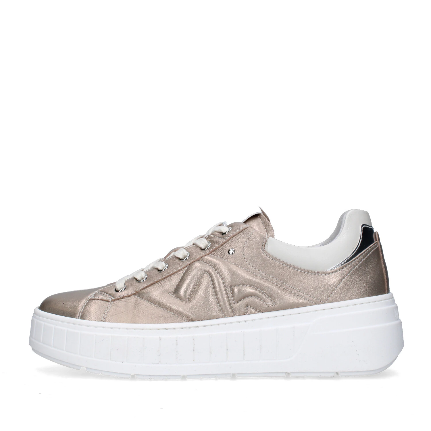 SNEAKERS PLATFORM E513091D DONNA PLATINO