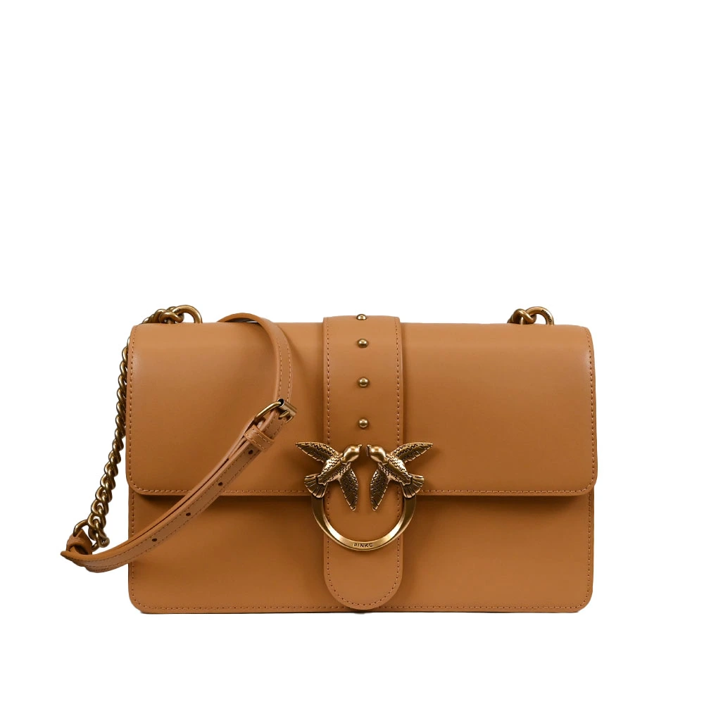 BORSA A SPALLA LOVE ONE CLASSIC DONNA CUOIO