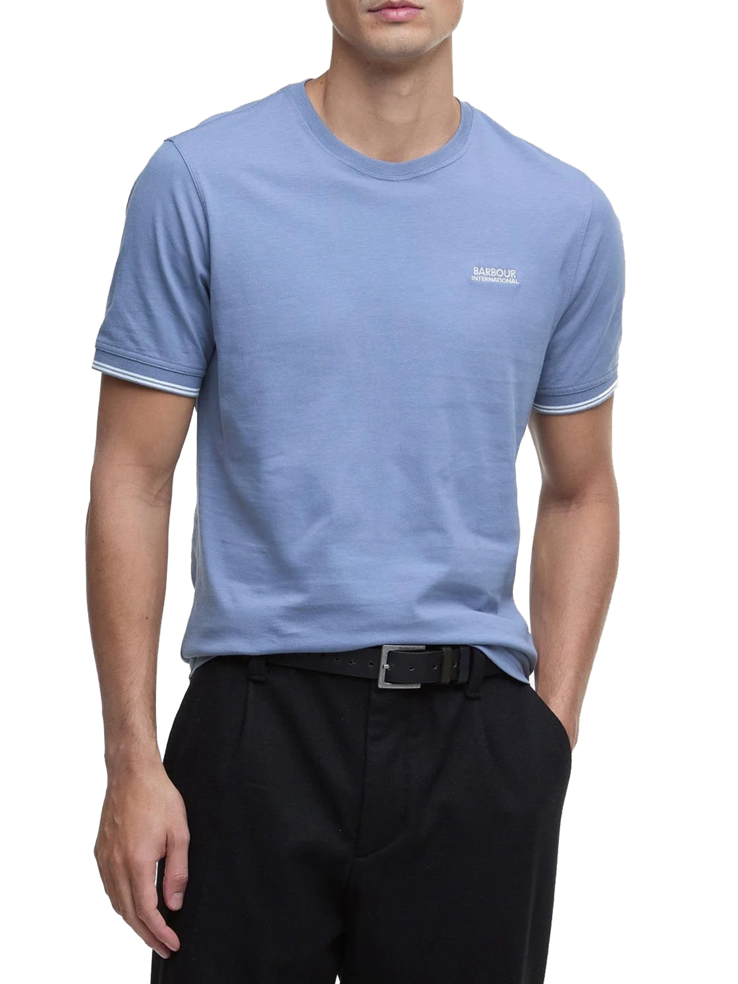 T-SHIRT PHILIP TIPPED UOMO BLU