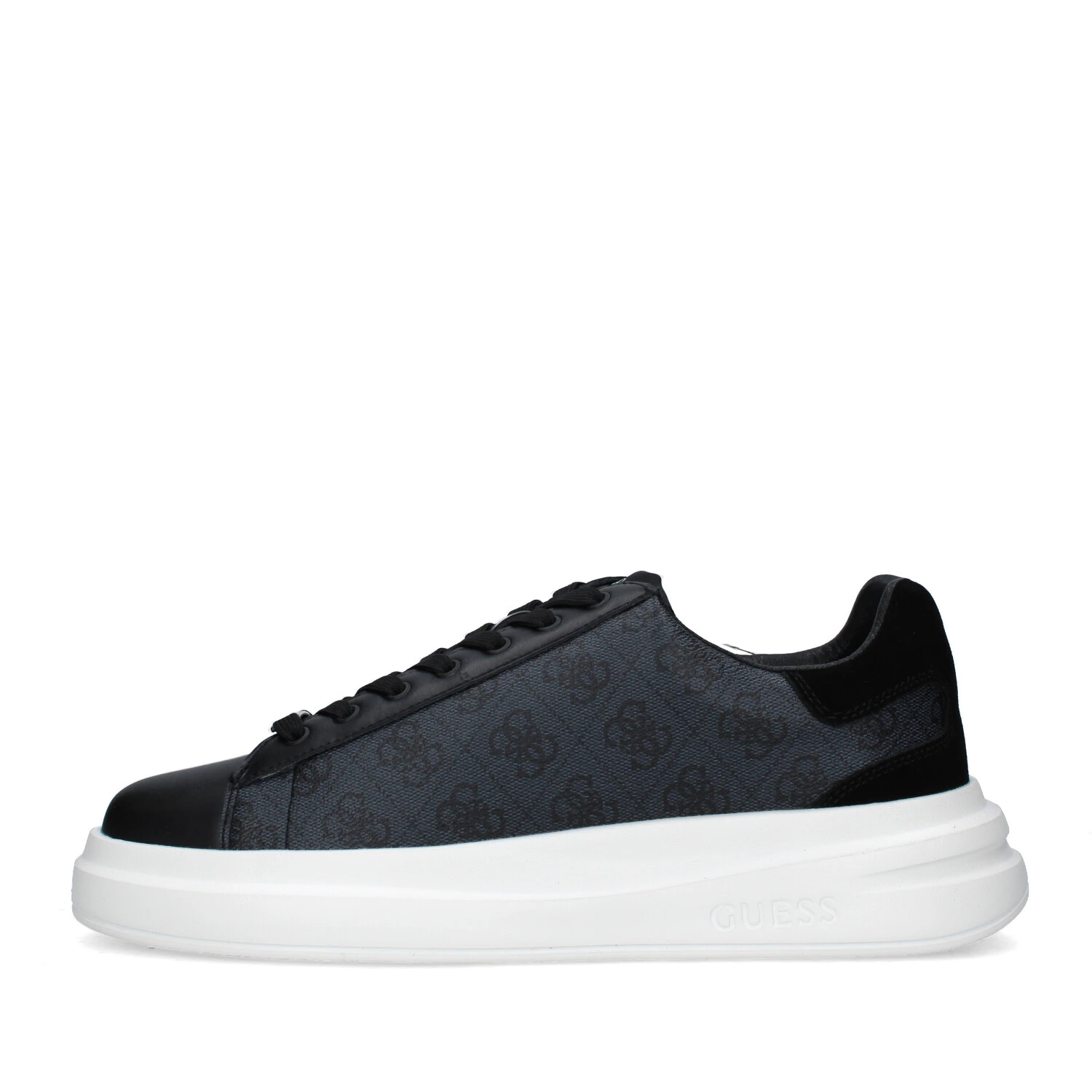 SNEAKERS BASSE ELBA CARRYOVER UOMO NERO BIANCO