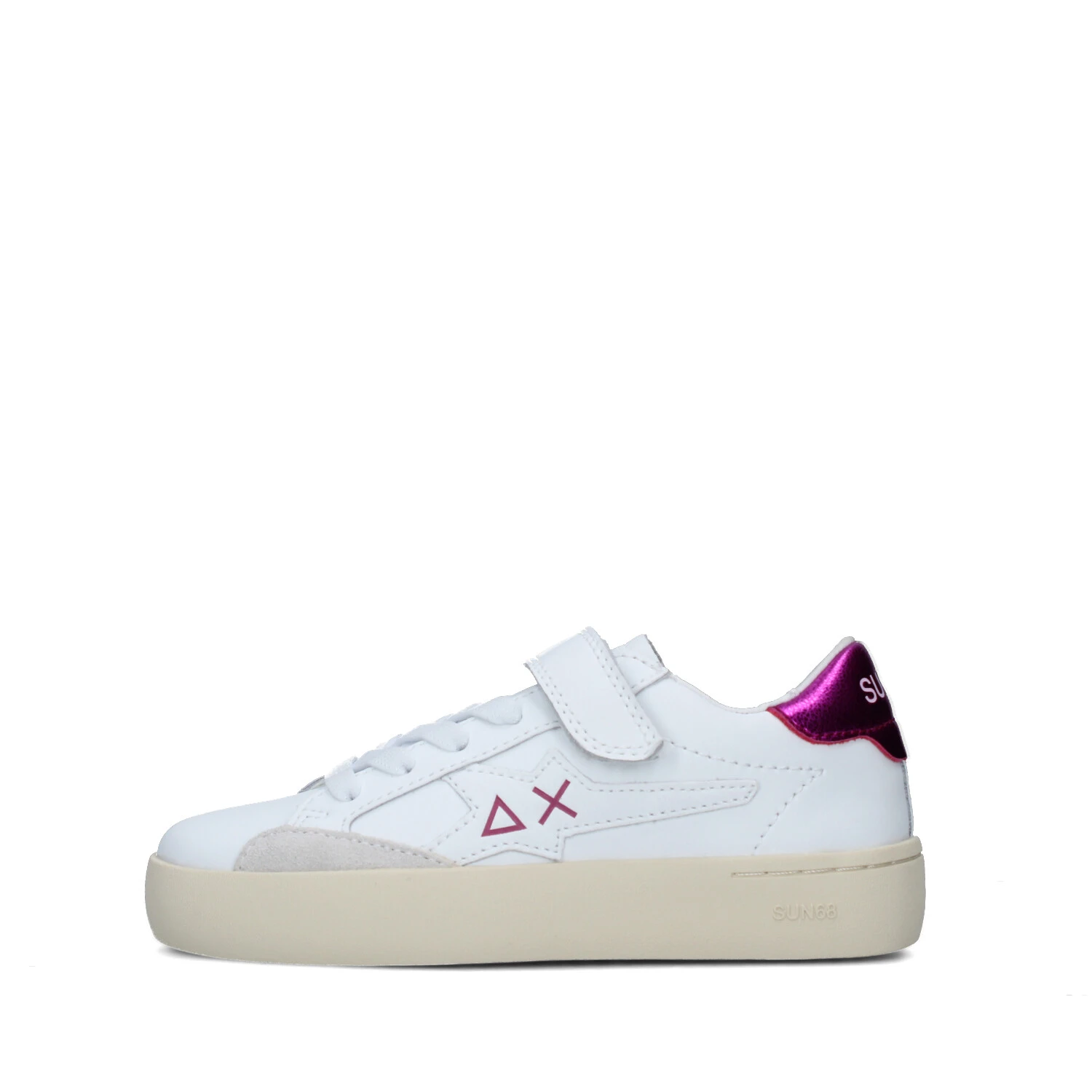 SNEAKERS BASSE Z35425K KATY BAMBINA BIANCO FUCSIA