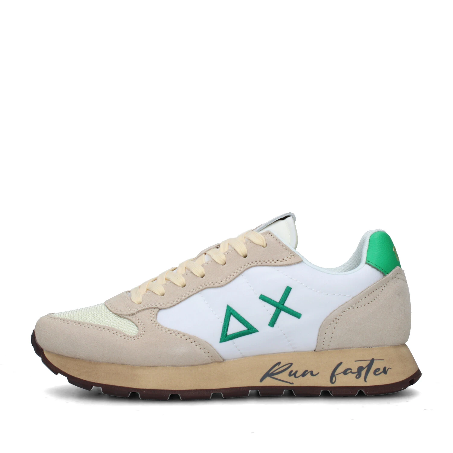 SNEAKERS BASSE Z35105 TOM VINTAGE UOMO BIANCO VERDE