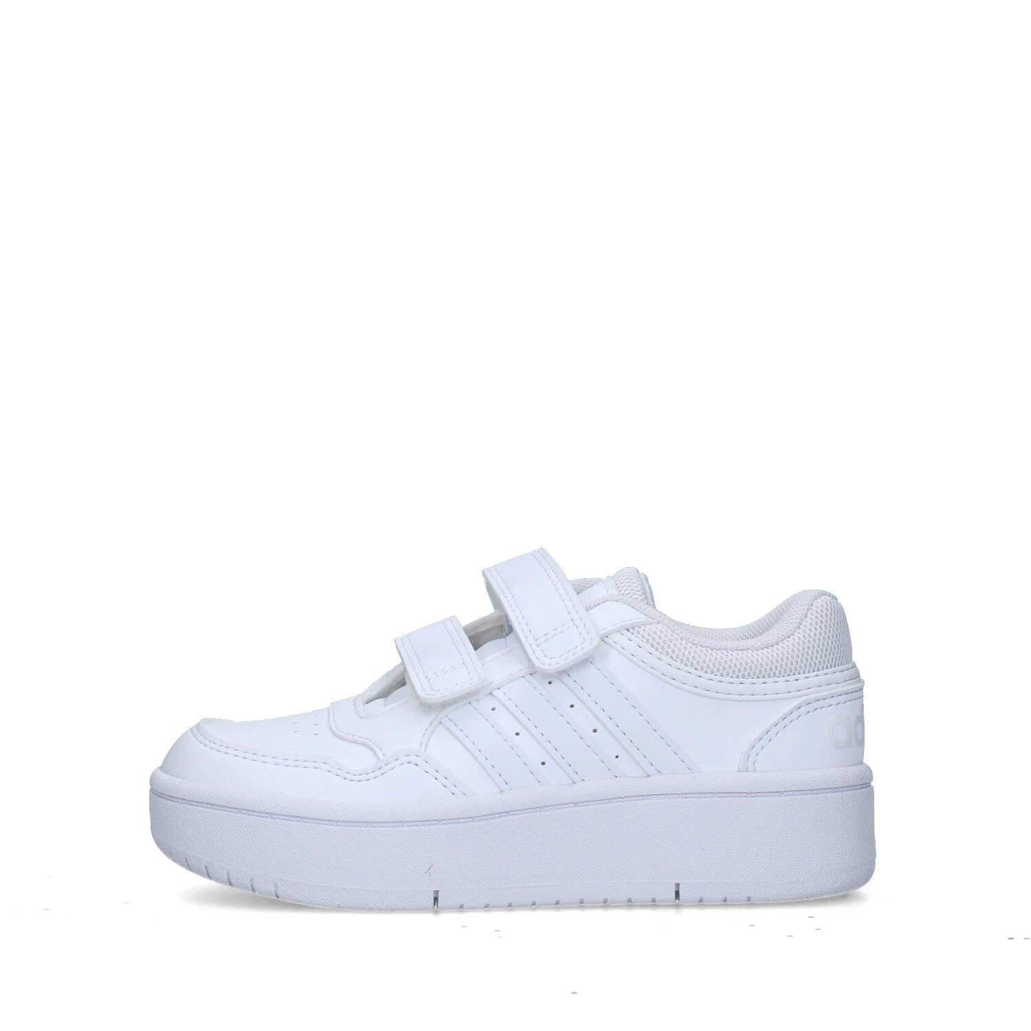 SNEAKERS BASSE IH7899 HOOPS 3.0 UNISEX BAMBINO BIANCO