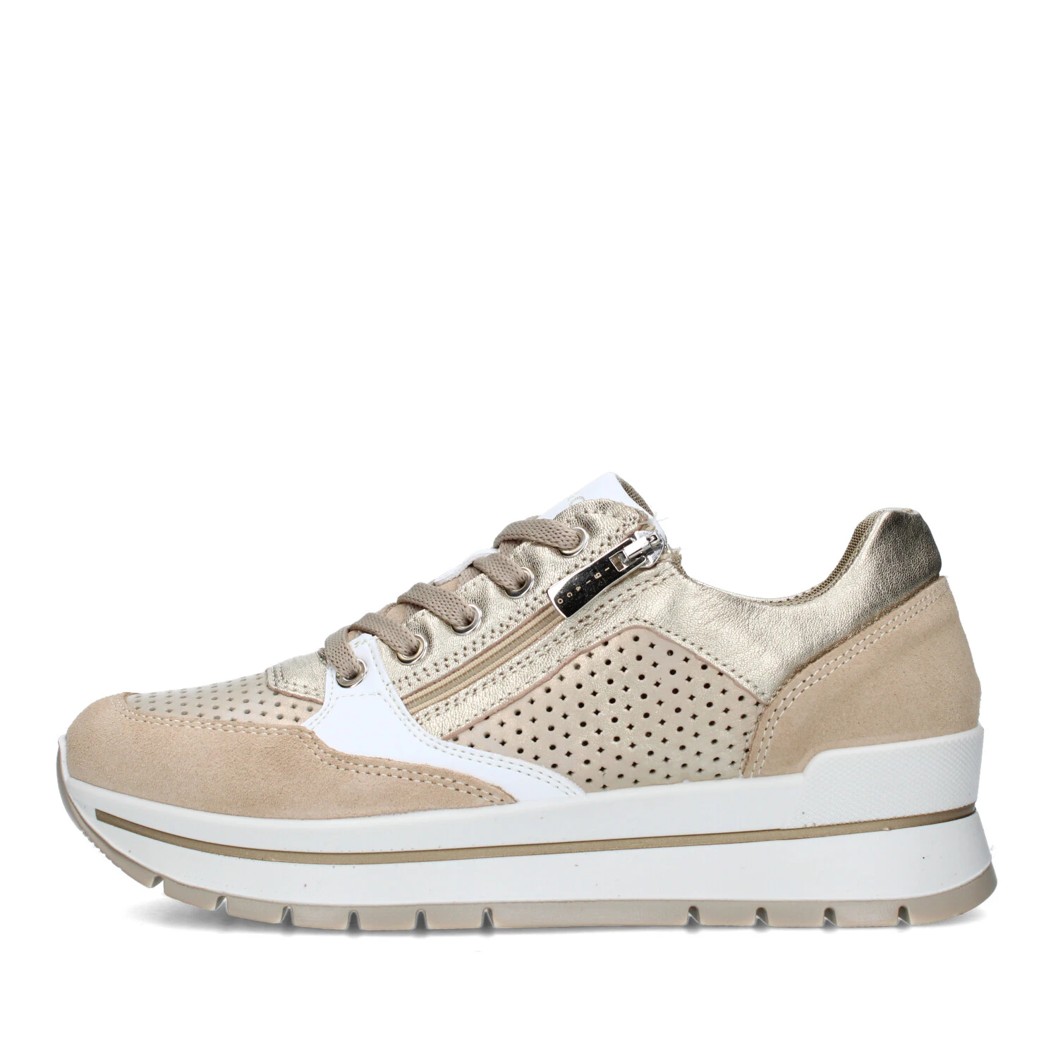 SNEAKERS PLATFORM 7660733 DONNA BEIGE