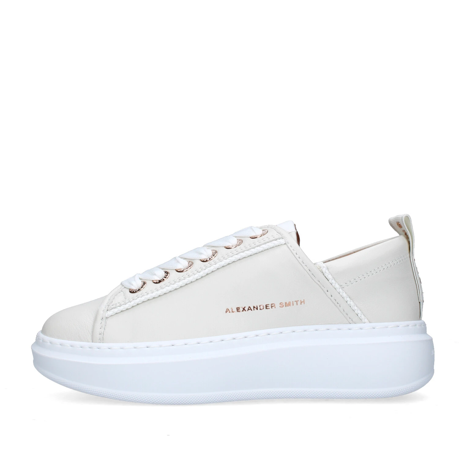 SNEAKERS PLATFORM WEMBLEY DONNA BIANCO PANNA