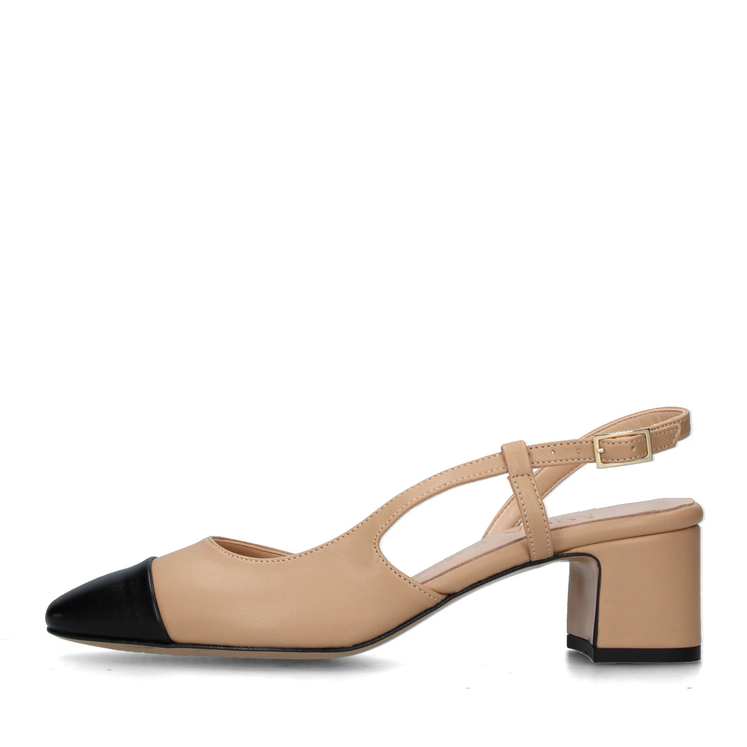 SLINGBACK 5170002 DONNA BEIGE NERO