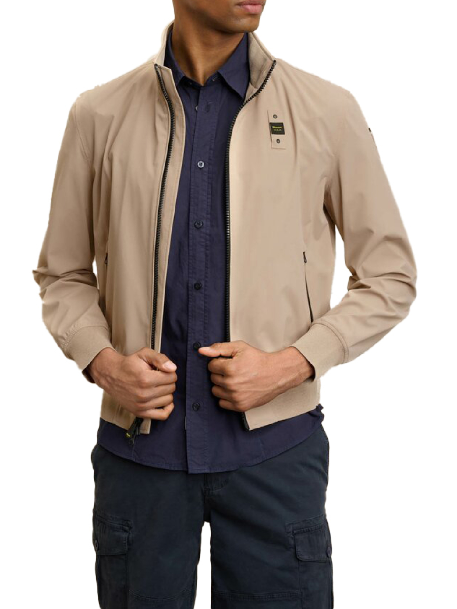 GIACCA BOMBER NASTRATO ANSON UOMO BEIGE