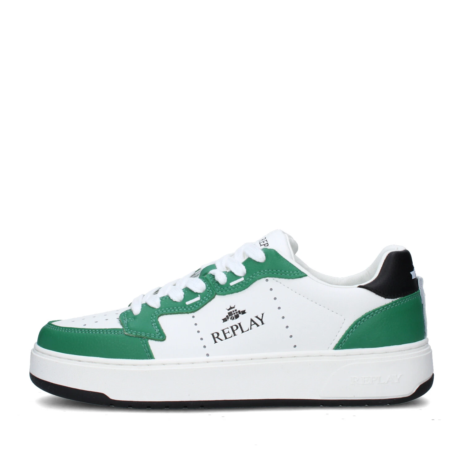 SNEAKERS BASSE RZ6Z0001L UOMO VERDE BIANCO