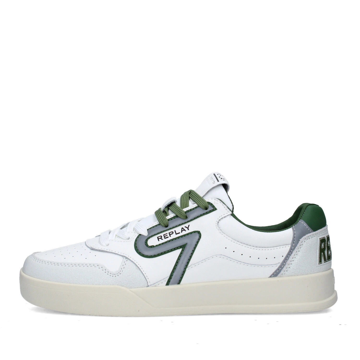 SNEAKERS BASSE RZ5N0008L UOMO BIANCO VERDE