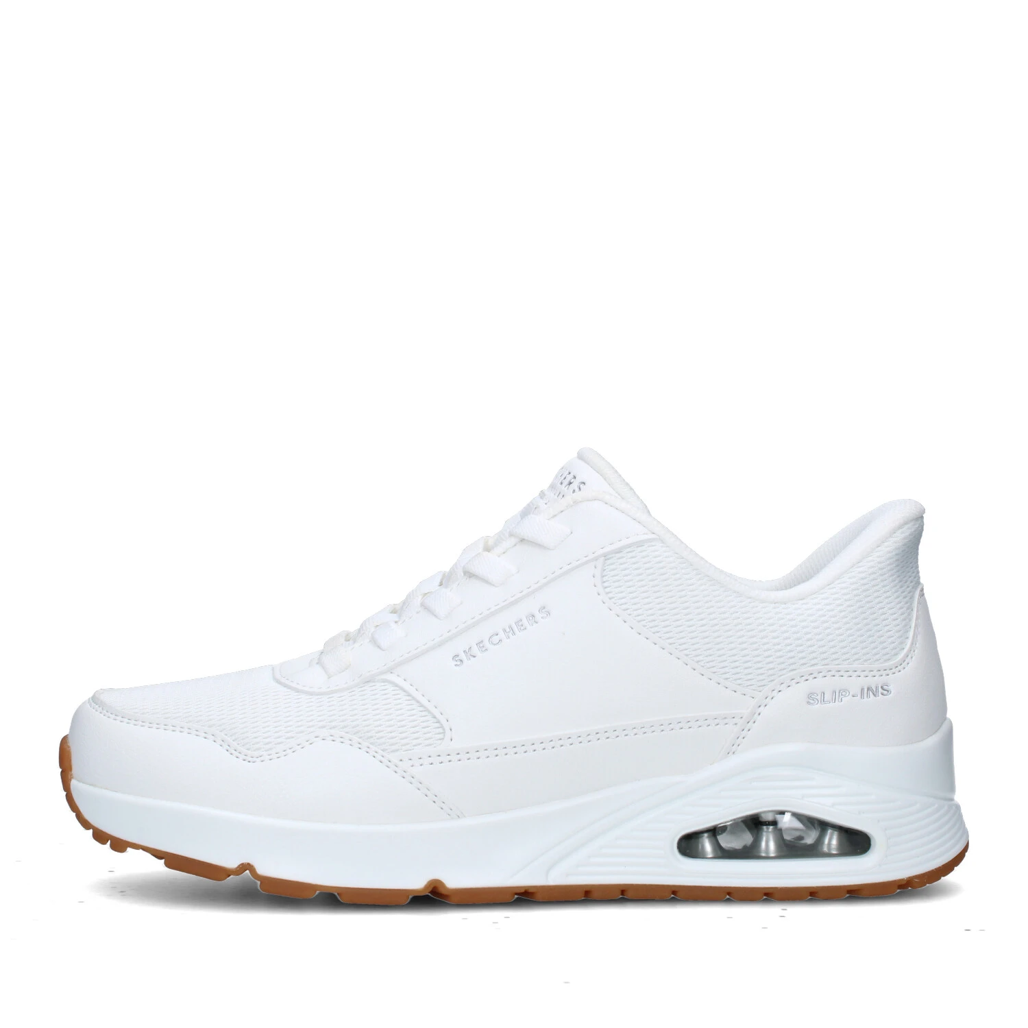 SNEAKERS BASSE UNO - BANKSIA SLIP INS UOMO BIANCO