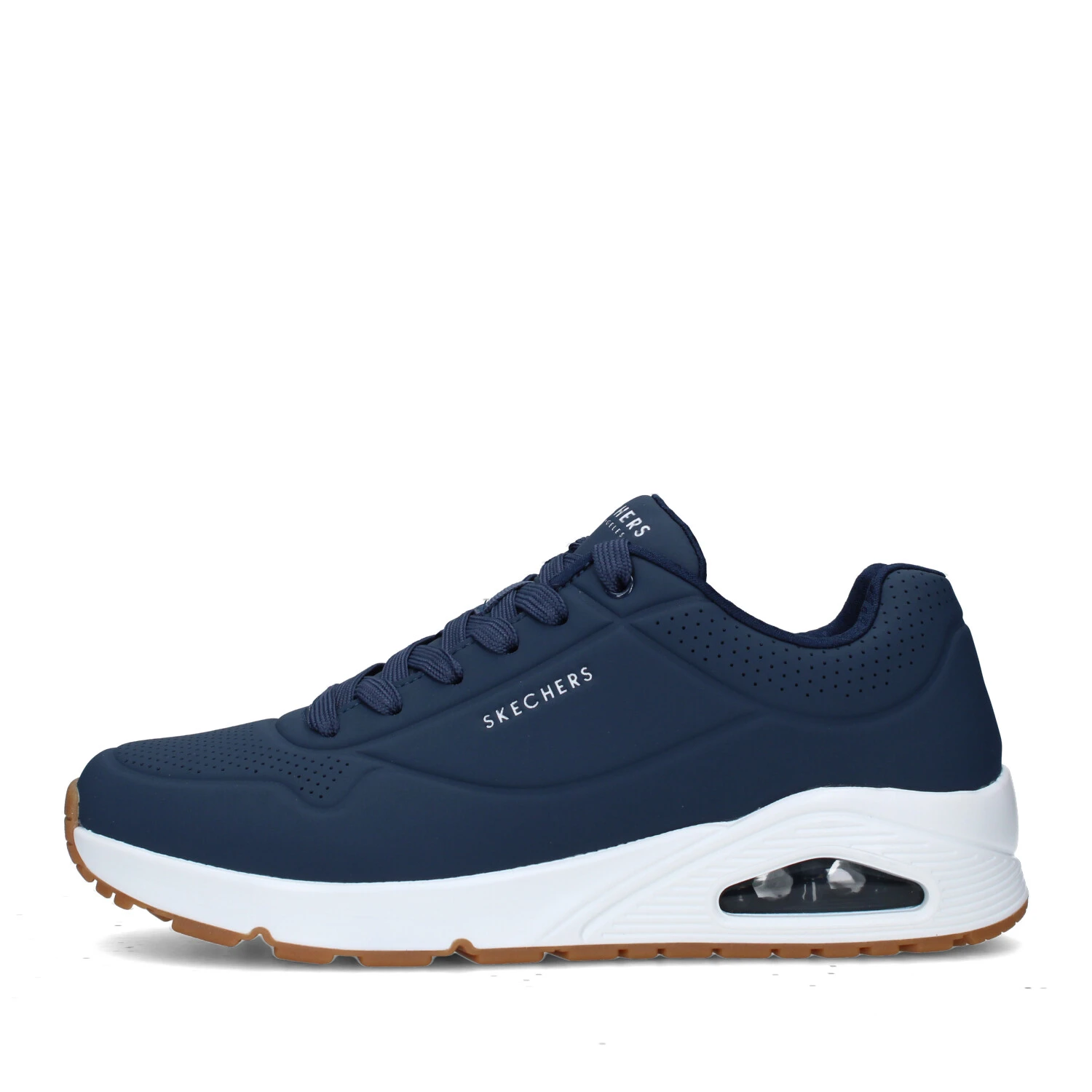 SNEAKERS BASSE UNO - STAND ON AIR UOMO BLU NAVY