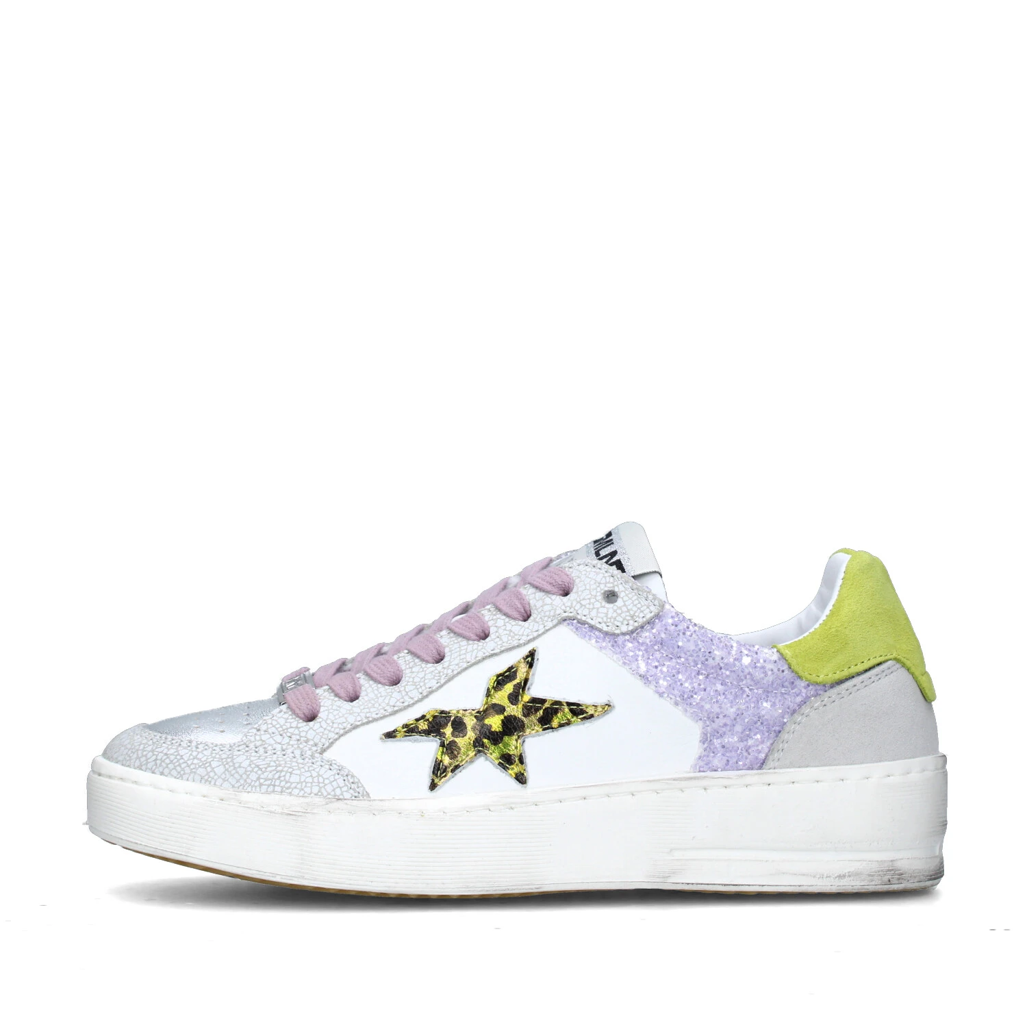 SNEAKERS BASSE 57PAD DONNA BIANCO LIME