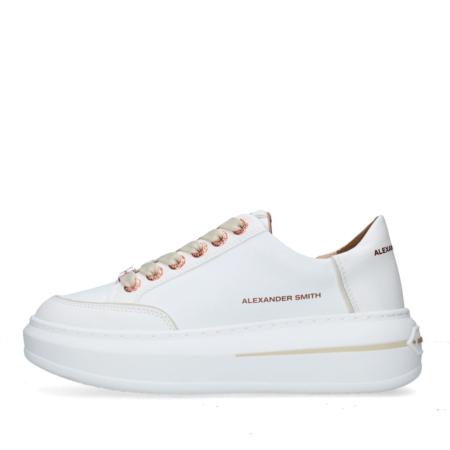 SNEAKERS BASSE LANCASTER DONNA BIANCO AVORIO