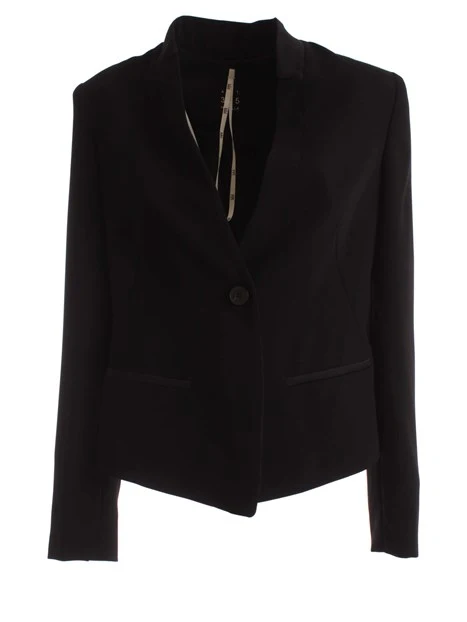 GIACCA BLAZER ART. 365 SEMIADERENTE MONOPETTO DONNA NERO