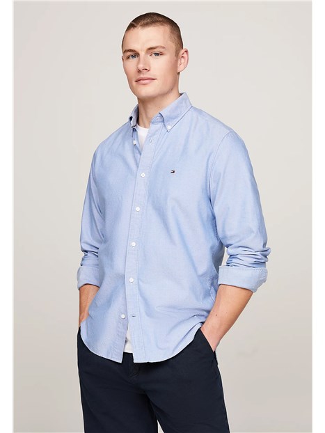 CAMICIA IN PURO COTONE UOMO BLU