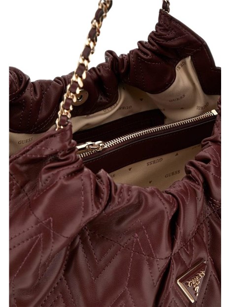 BORSA A SPALLA EDA LARGE HOBO DONNA BORDEAUX