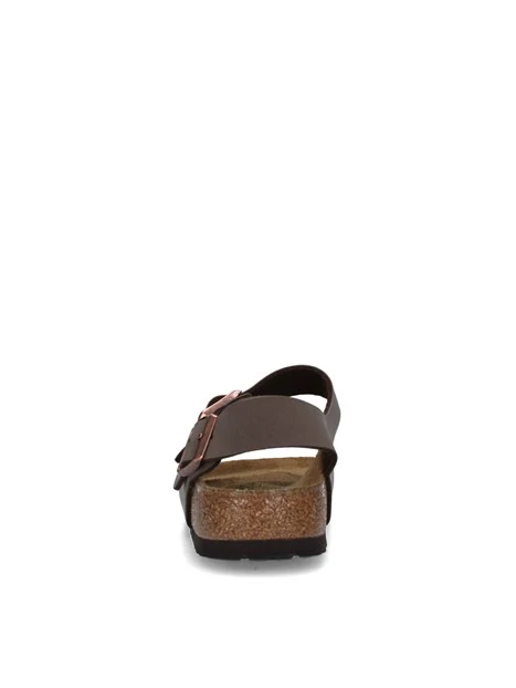 SANDALI BASSI MILANO UNISEX MARRONE