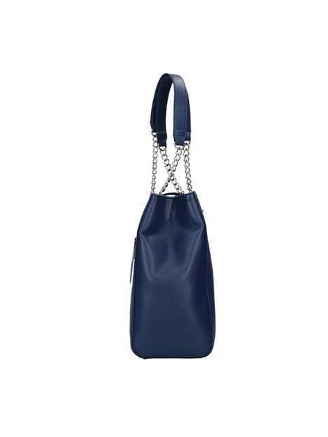 BORSA A SPALLA DIVINA CON LOGO DONNA BLU