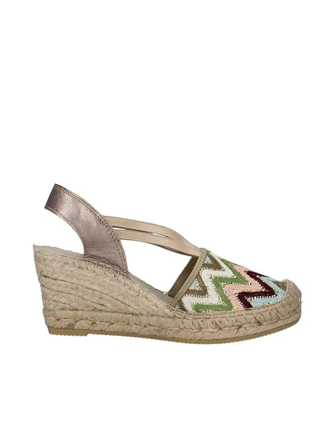 ESPADRILLAS CON ZEPPA A FANTASIA DONNA BEIGE