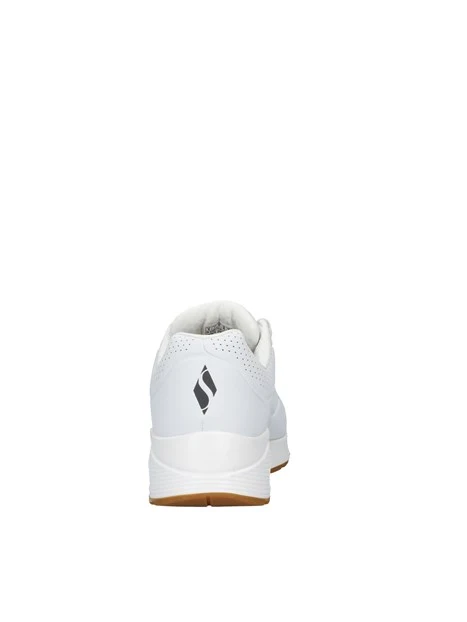 SNEAKERS PLATFORM STAND ON AIR IN ECOPELLE DONNA BIANCO