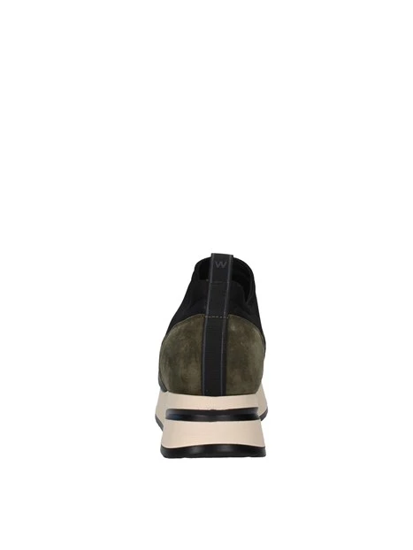 SNEAKERS SLIP ON CON STRASS DONNA VERDE