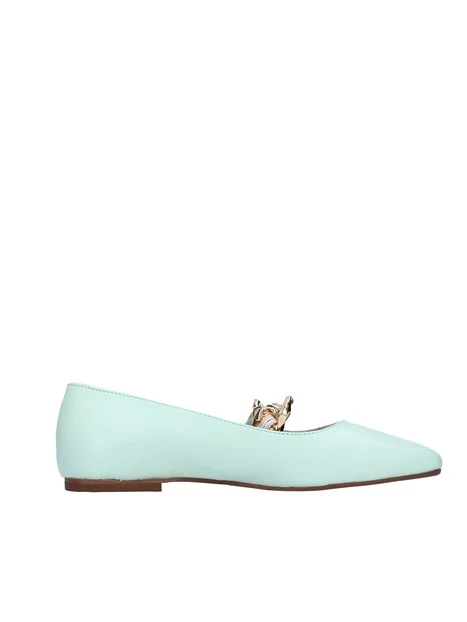 BALLERINE CON CATENA DONNA VERDE