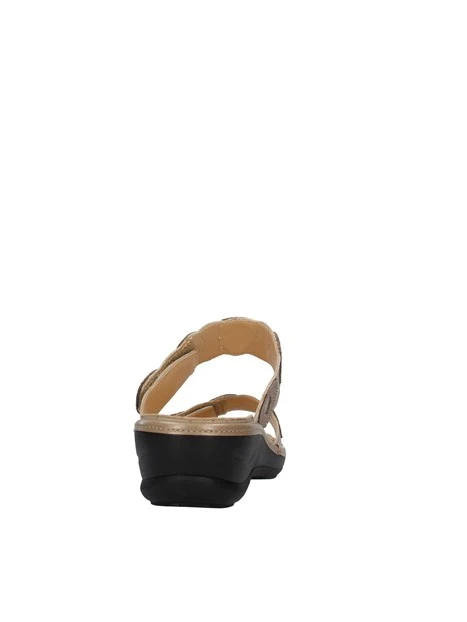 CIABATTE CON STRAPPO DONNA BEIGE